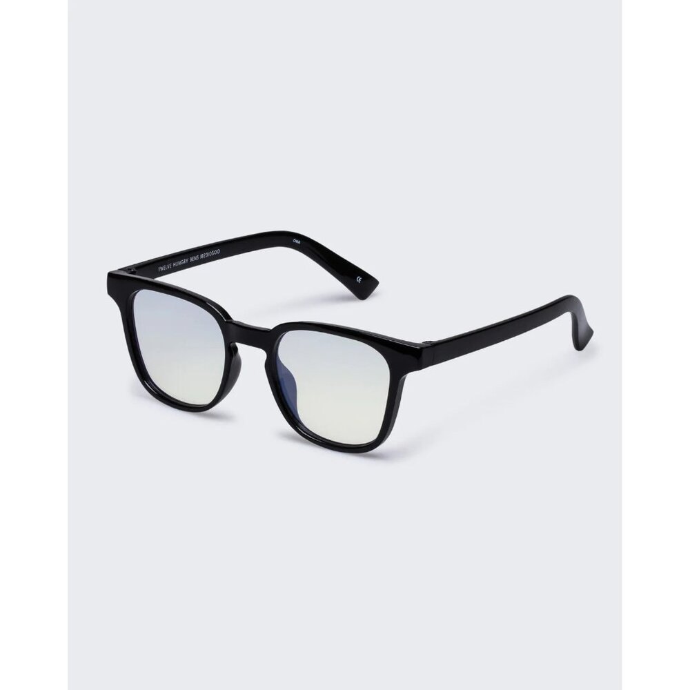 The Book Club Twelve Hungry Bens Glasses in Black One Size New Womens Reading